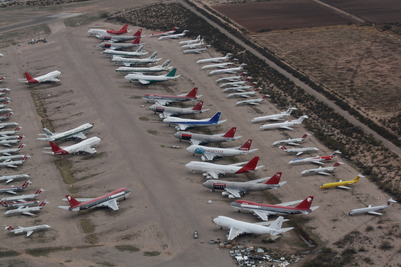 Illustration for article titled The Ten Most Unbelievable Airplane Junkyards In The World